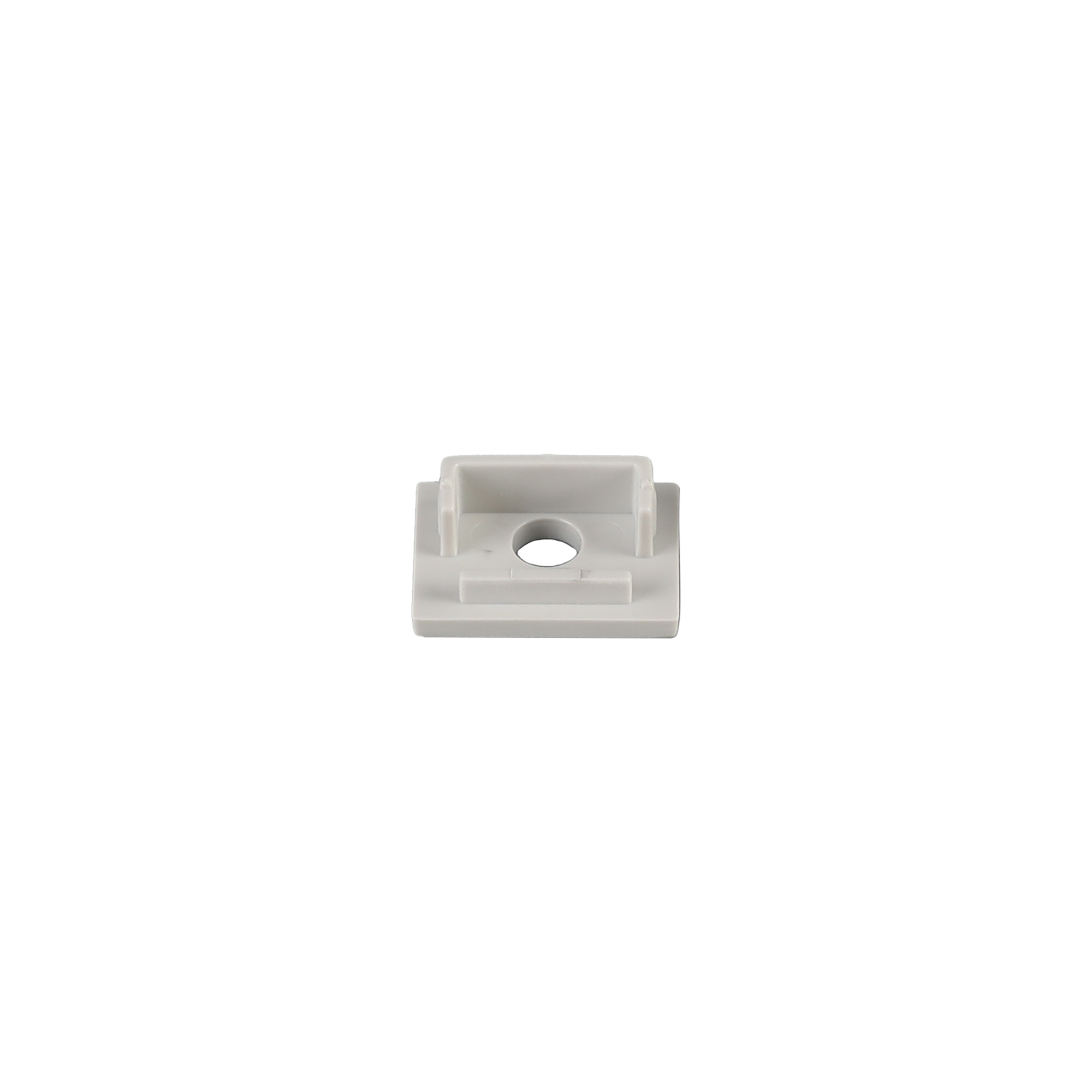 M8071  Tiras 35mm x 11mm Grey Profile End Cap With Hole (1pc) for M8070